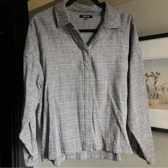 MADEWELL BROMLEY PLAID FLANNEL - Picture 2 of 5